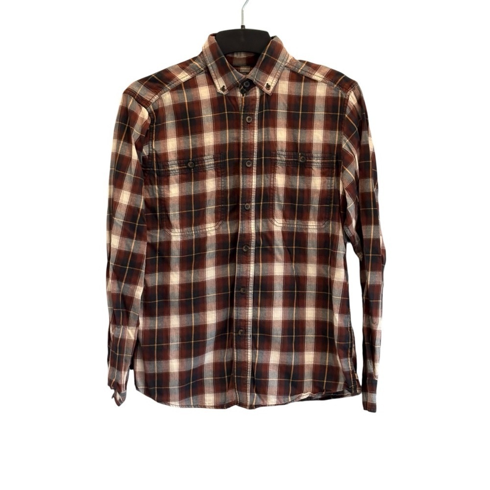 Gander Mountain Guide Series Mens Plaid Shirt Size Small
